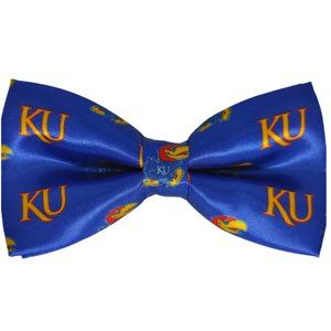 University of Kansas bow tie, NEW ! Blue Kansas Jayhawks bow tie